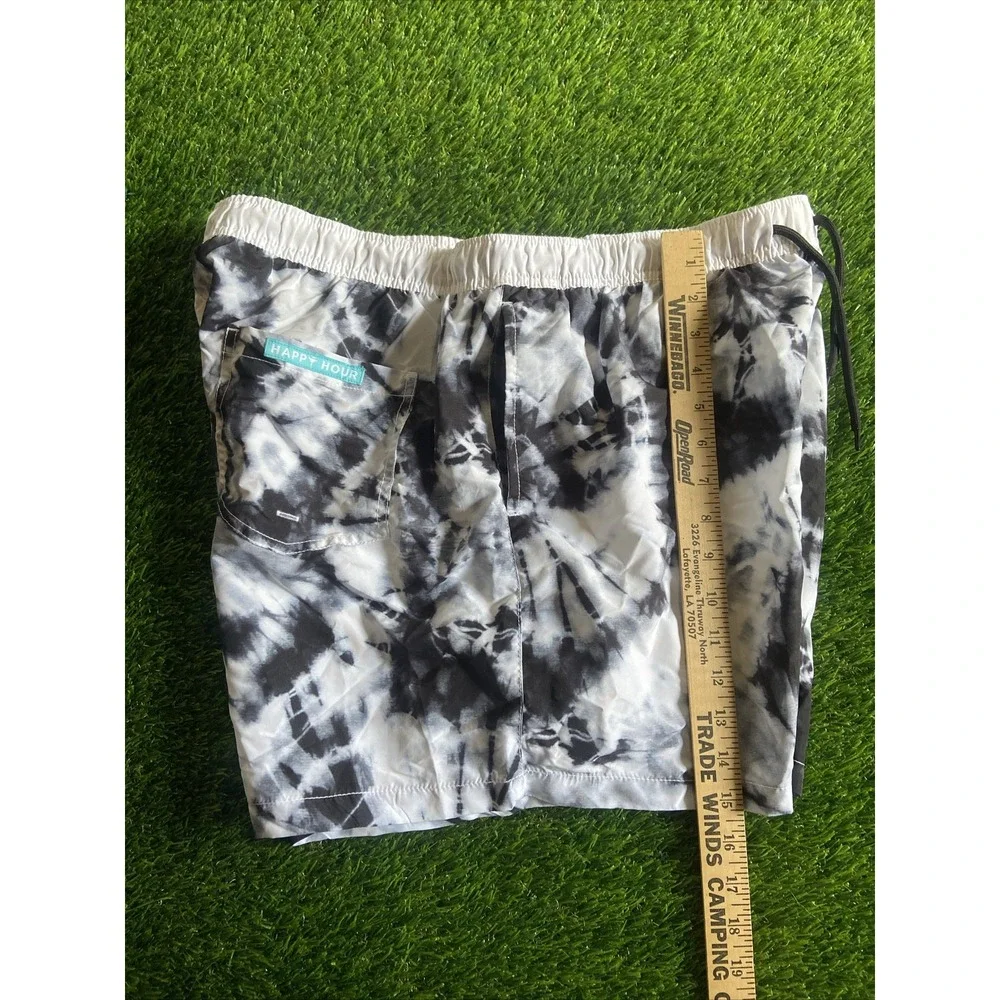 Happy Hour Men's Tie-Dye Board Short Swim Trunk Size XXL EUC